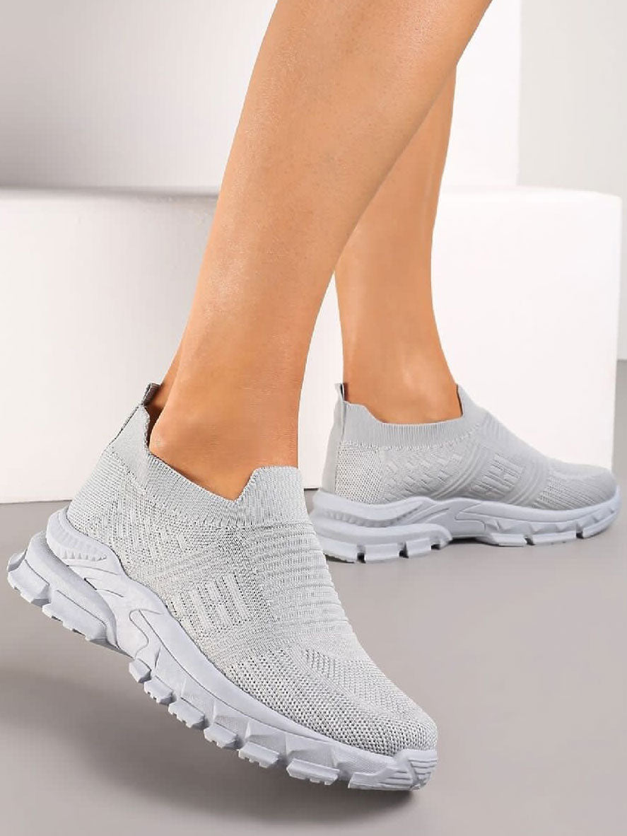 Zara - Sokkesneakers med bred sål